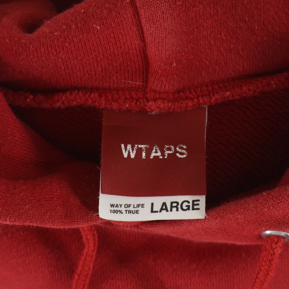 WTAPS(ダブルタップス) OG GOODIE フロントロゴプリント プルオーバーパーカー レッド
