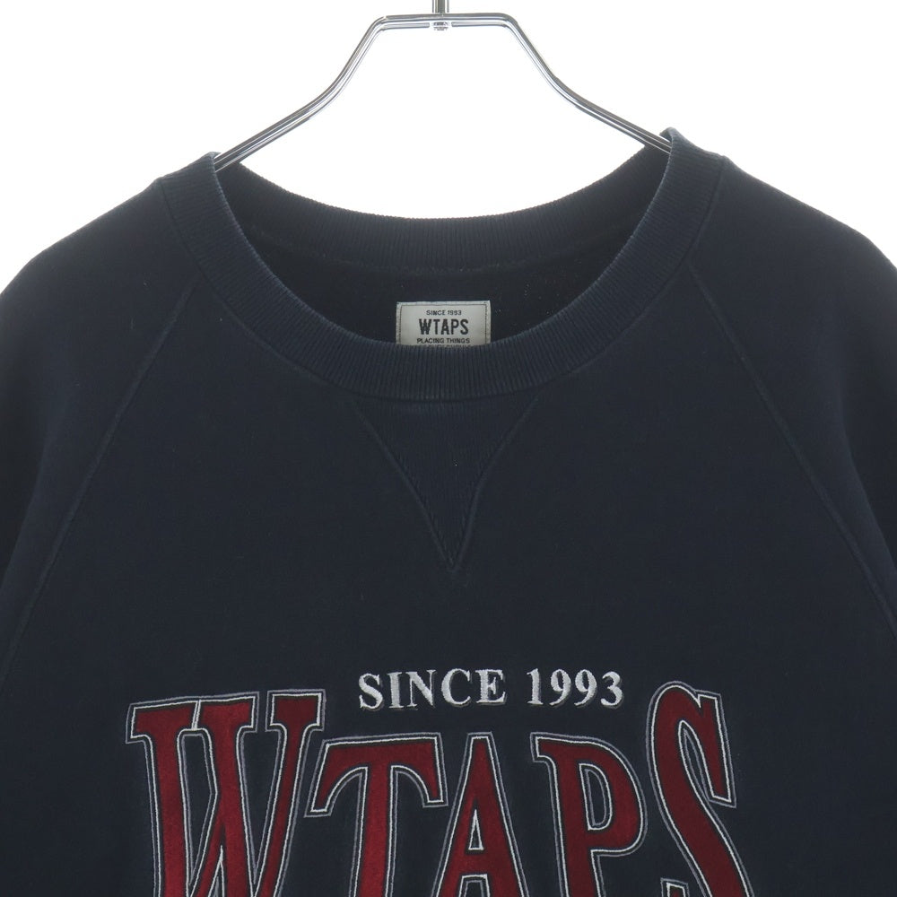 WTAPS(ダブルタップス) 15AW イーグル刺繍 スウェットトレーナー 152ATDT-CSM21 ネイビー