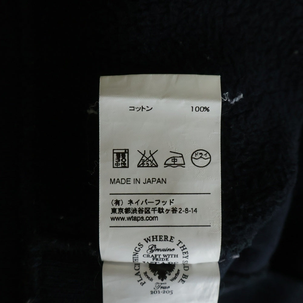 WTAPS(ダブルタップス) 15AW イーグル刺繍 スウェットトレーナー 152ATDT-CSM21 ネイビー