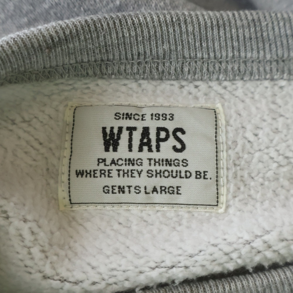 WTAPS(ダブルタップス) 17AW HELLWEEK SWEATER 02 172ATDT-CSM11 スウェットトレーナー グレー