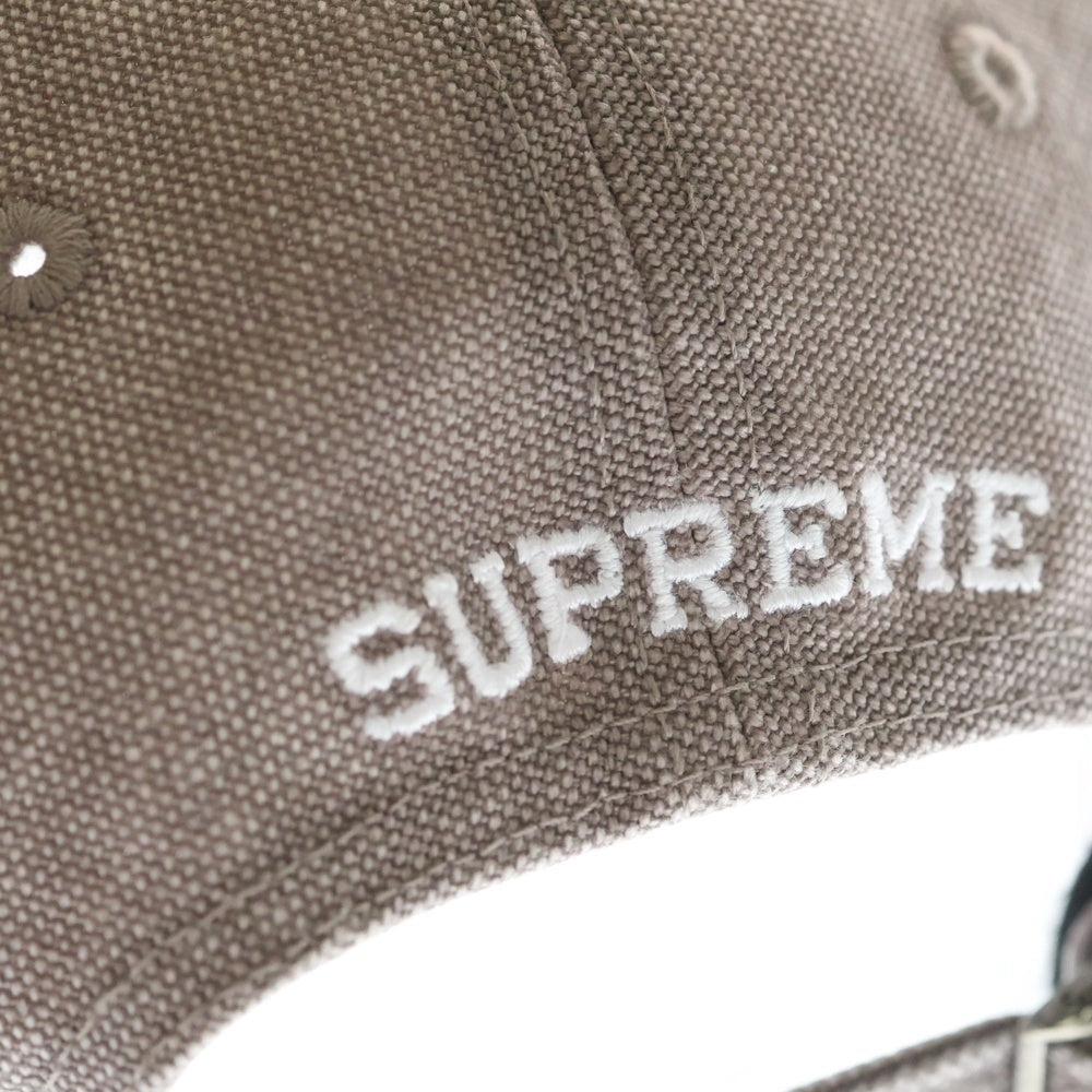 SUPREME(シュプリーム) 24AW Pigment S Logo 6-PANEL ピグメント Sロゴ 6パネル キャップ 帽子 ベージュ