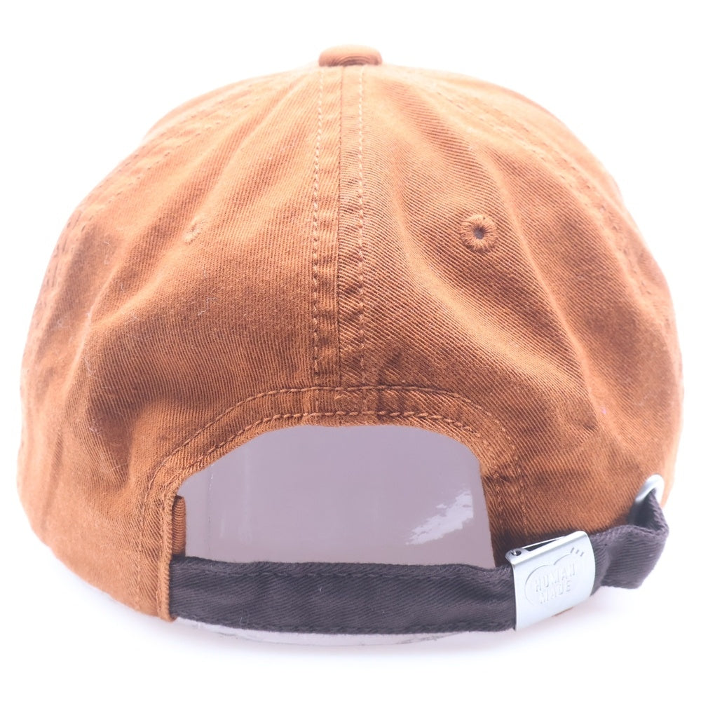 HUMAN MADE(ヒューマンメイド) 6PANEL TWILL CAP HM30GD069 ワンポイントロゴ キャップ 帽子 ブラウン