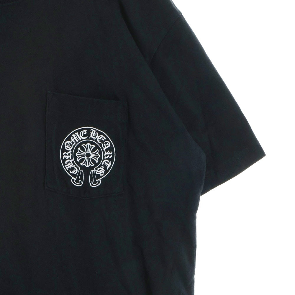 CHROME HEARTS(クロムハーツ) CH T-SHIRT LTD MALIBU マリブ限定 バックホースシュープリント 半袖Tシャツ ブラック