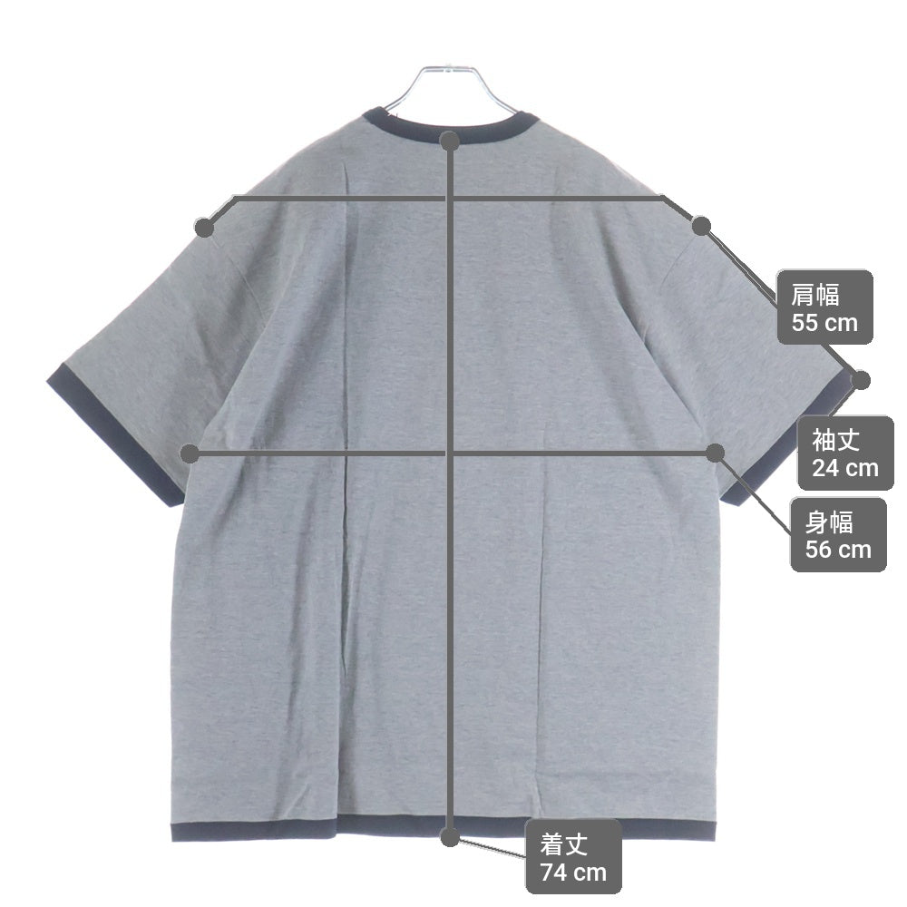 TENDERLOIN(テンダーロイン) REVERSIBLE TEE リバーシブル 半袖Tシャツ グレー/ネイビー