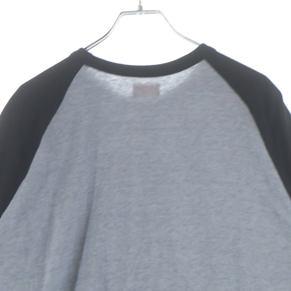 TENDERLOIN(テンダーロイン) T-RAGLAN-A HEATHER ラグランスリーブ 七分丈Tシャツ グレー