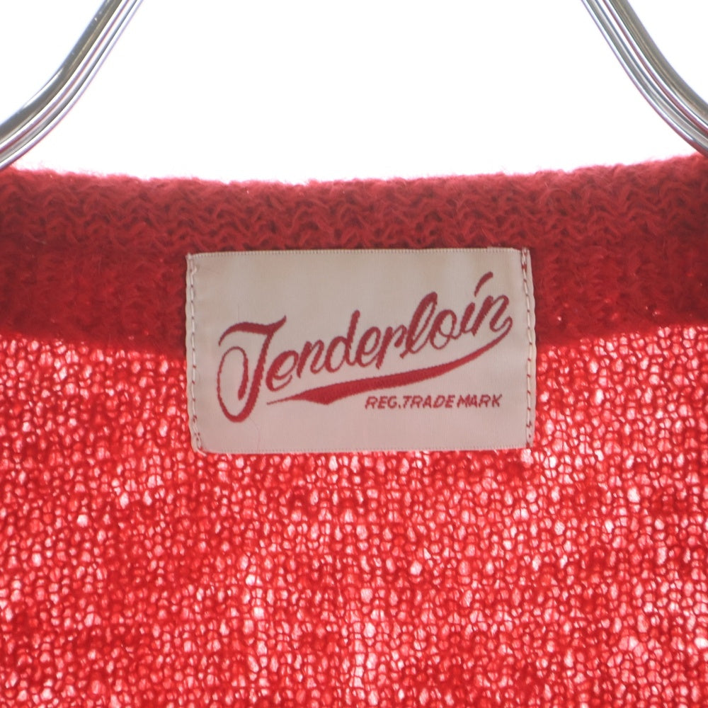 TENDERLOIN(テンダーロイン) WOOL CARDIGAN ウールニット カーディガン レッド