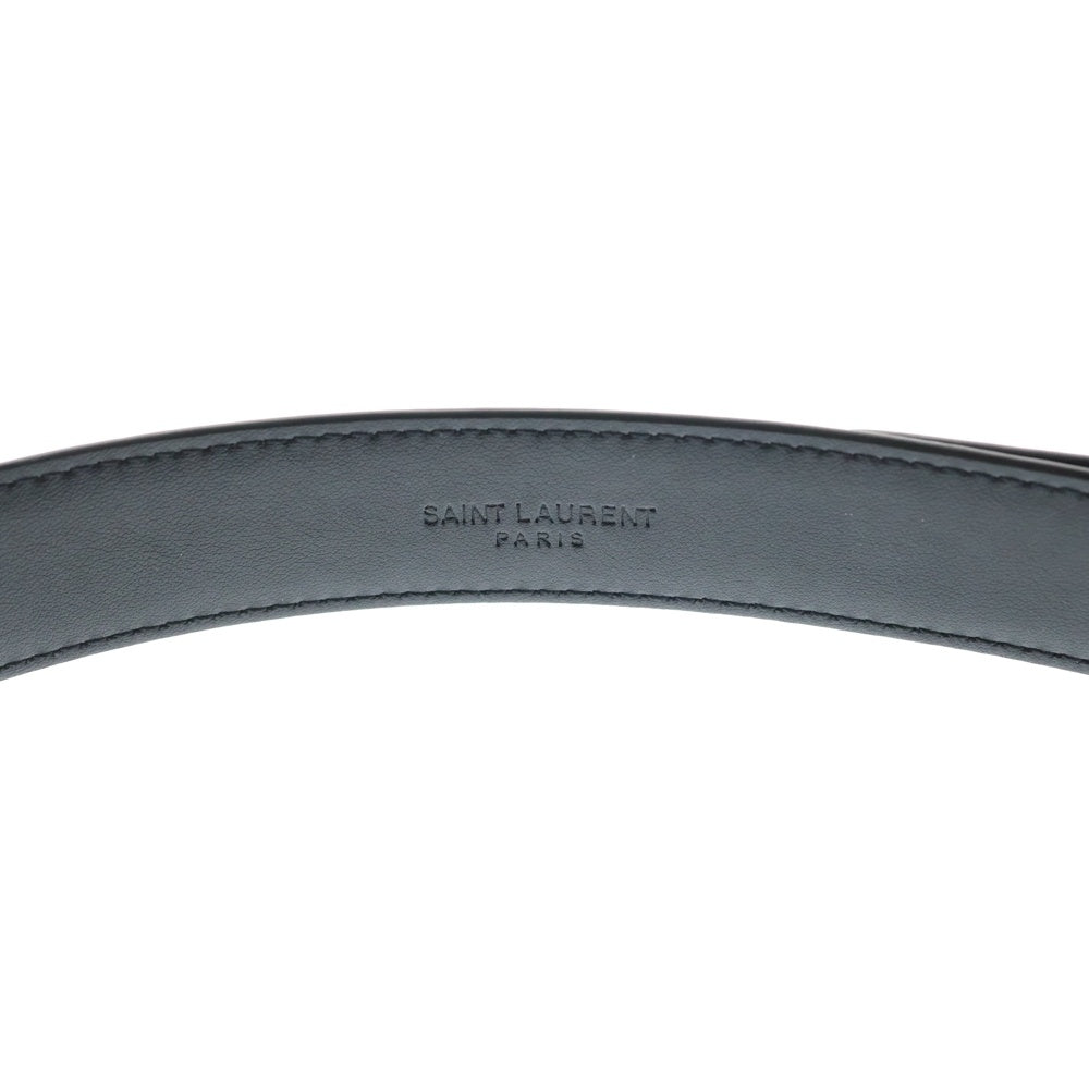 SAINT LAURENT PARIS(サンローランパリ) YSL BELT YSL 554773 モノグラム ベルト ブラック レディース