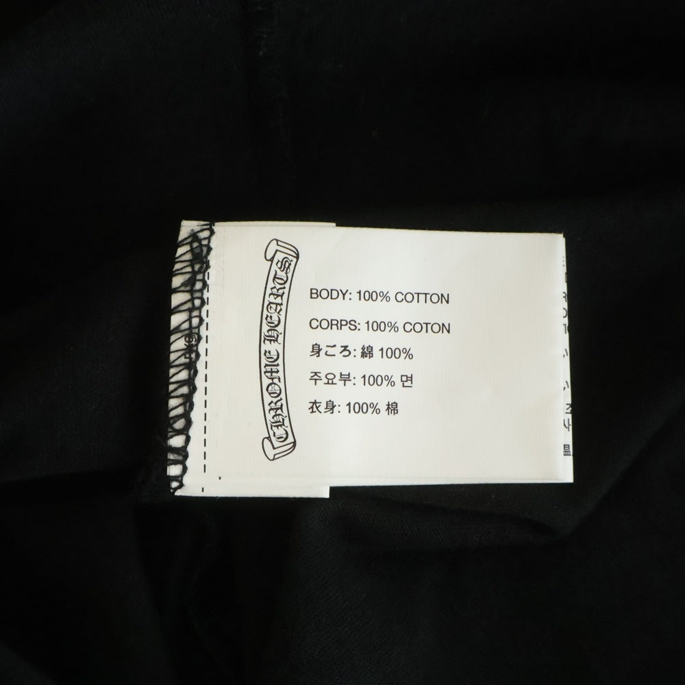 CHROME HEARTS(クロムハーツ) CH L/S T-SHIRT STAFF ホースシュープリント スタッフ 長袖Tシャツ ロンT ブラック/レッド