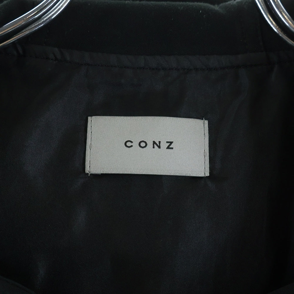 NO BRAND(ノーブランド) CONZ(コンズ) ショートフードブルゾン ジャケット ブラック 304550022