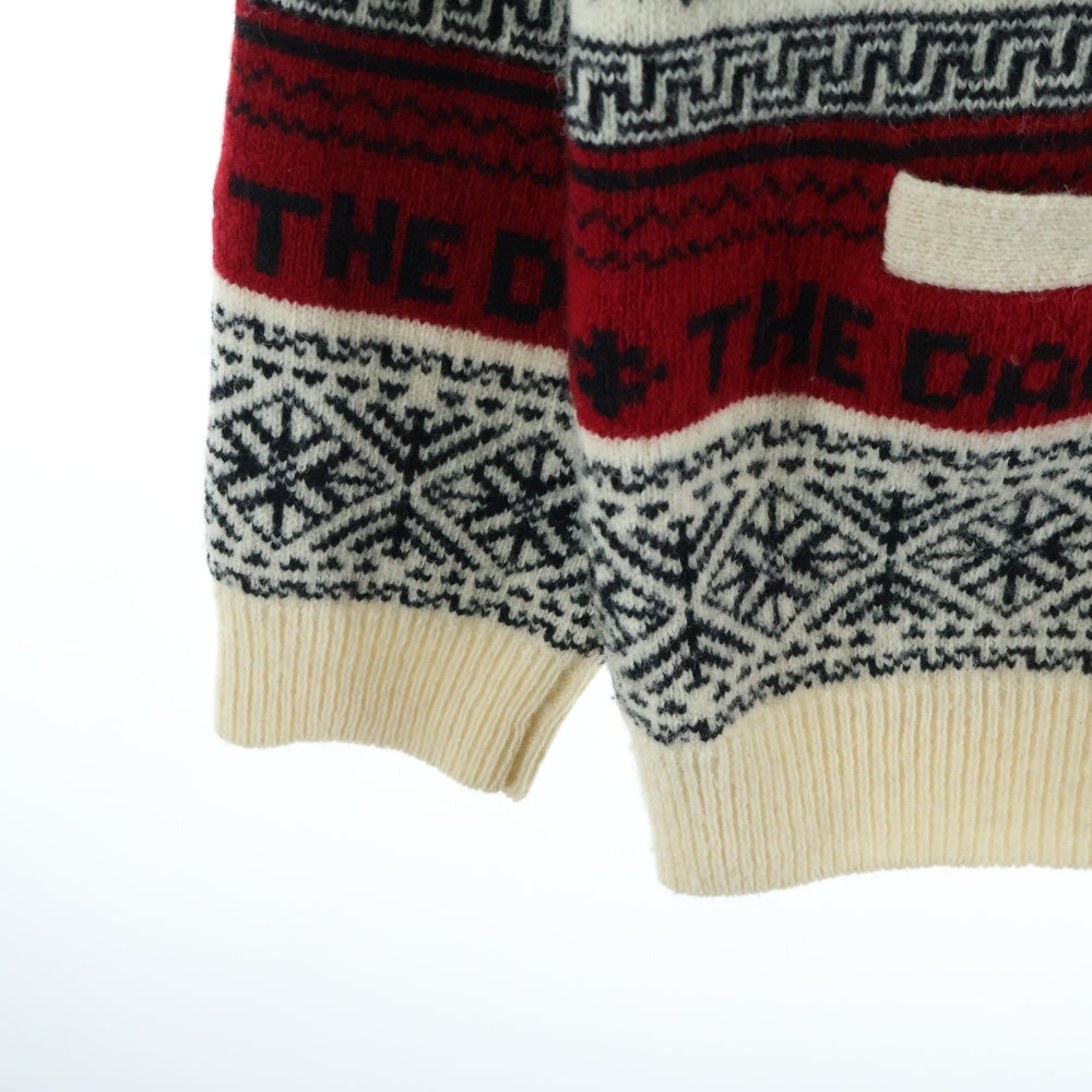CELINE(セリーヌ) 21SS THE DANCING KID WOOL JACQUARD DOLLS KNIT CARDIGAN ダンシングキッド ウールジャカードドールズニットカーディガン マルチカラー 2A08L715M