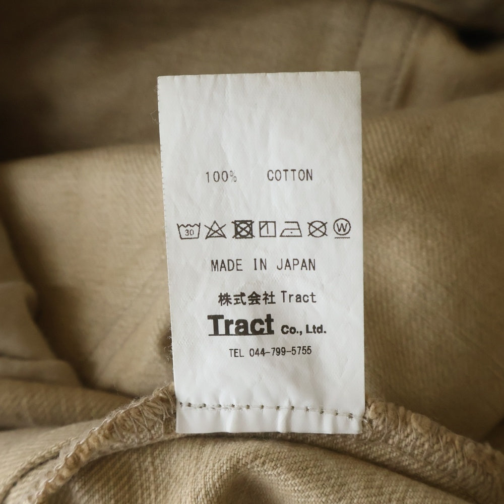 NVRFRGT(ネバーフォーゲット) 3D TWISTED JORTS Crazy Dirty Washed Tan ウォッシュド加工 ツイスト ハーフパンツ ショーツ ブラウン NF251P10B