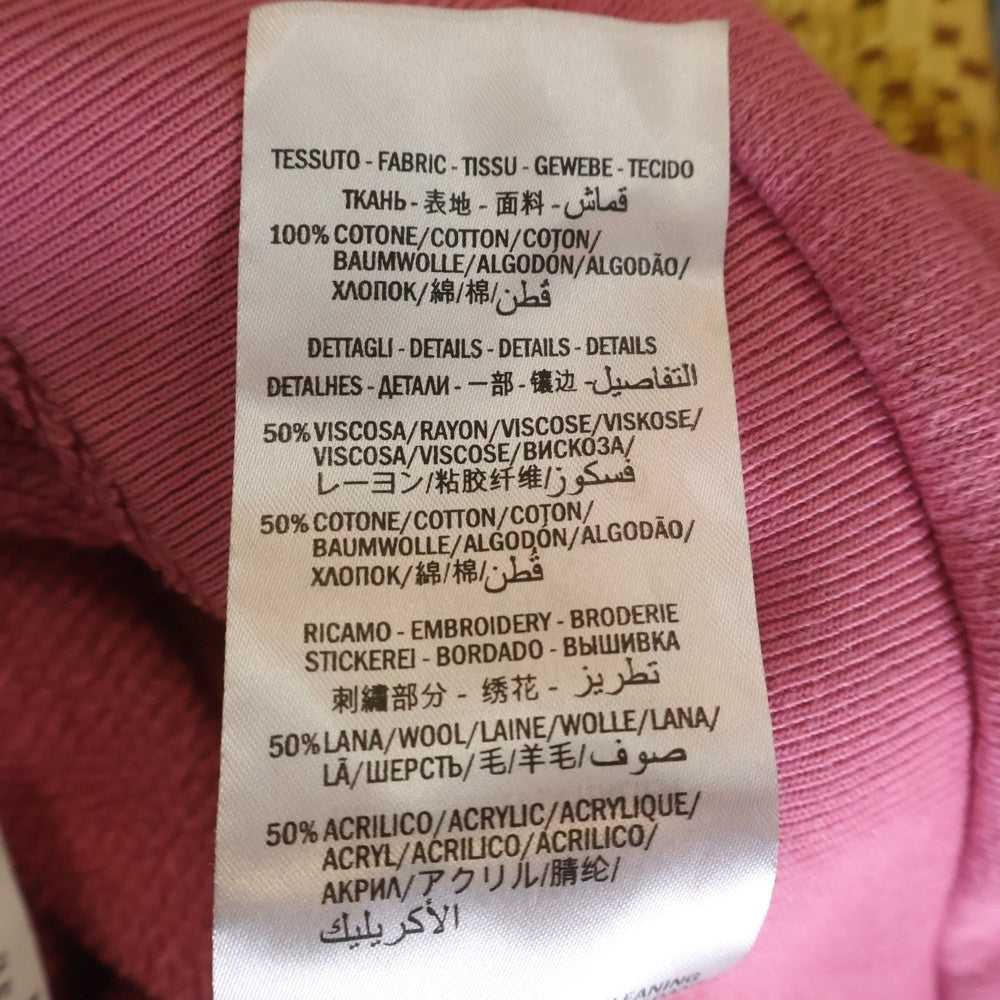 GUCCI(グッチ) Teddy Bear Sweatshirt テディベア クルーネックスウェットトレーナー ピンク 489677 X9N17