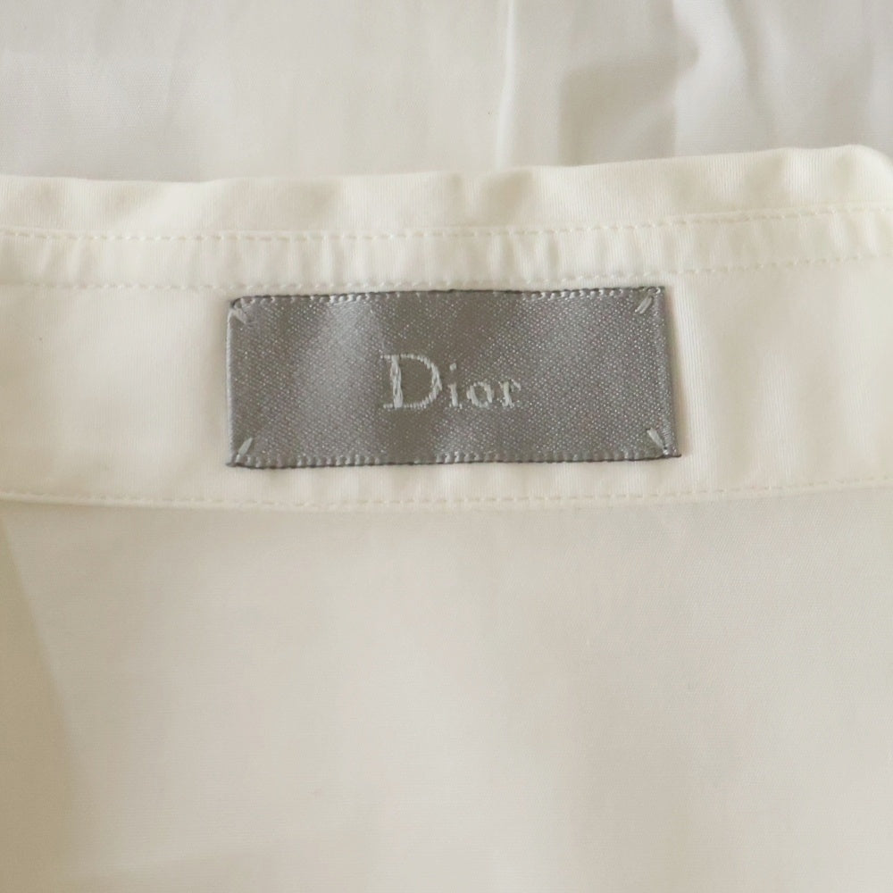 DIOR(ディオール) 長袖比翼シャツ ホワイト 133C519Z1581