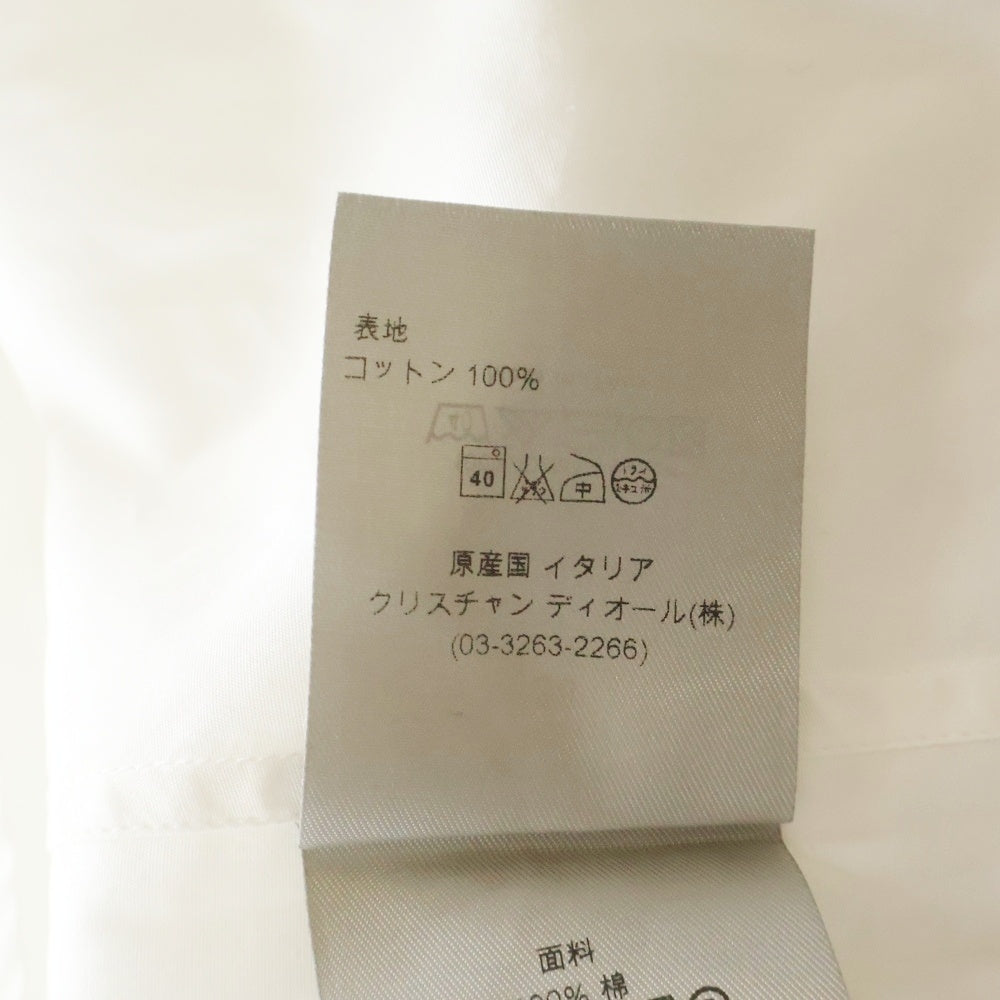 DIOR(ディオール) 長袖比翼シャツ ホワイト 133C519Z1581