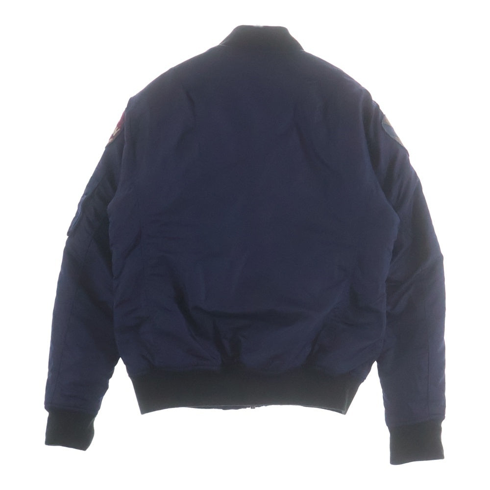 SCHOTT(ショット) FLIGHT JACKET MA-1 ロゴワッペン フライトジャケット ブルゾン ネイビー CWU-R-213-31