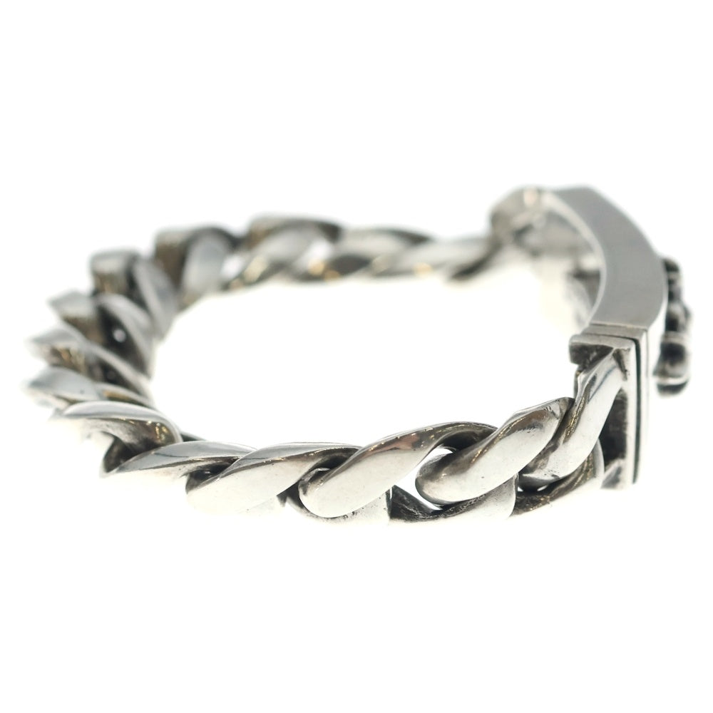 CHROME HEARTS(クロムハーツ) ID FLORAL CRS フローラルクロスIDクラシックリンク ブレスレット 13LINK シルバー BCA164