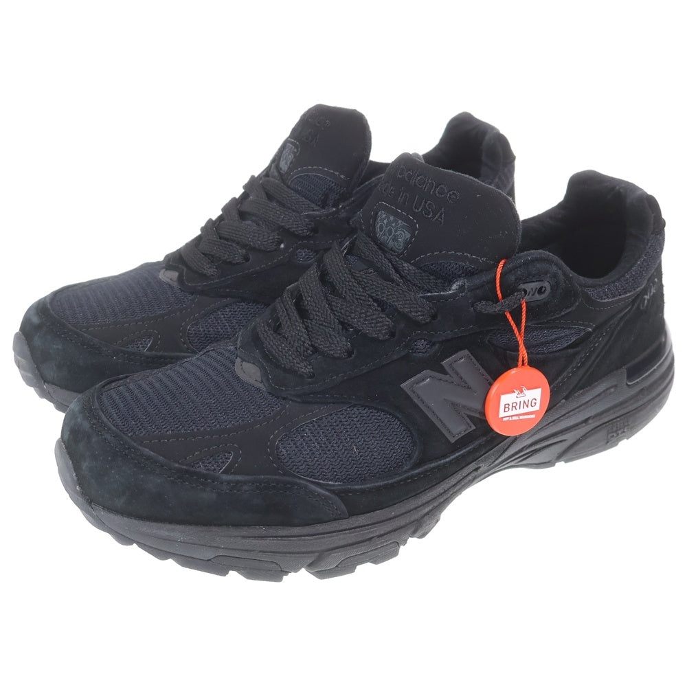 New Balance(ニューバランス) 993 トリプルブラック ローカットスニーカー ブラック US9.5/27.5cm MR993TB