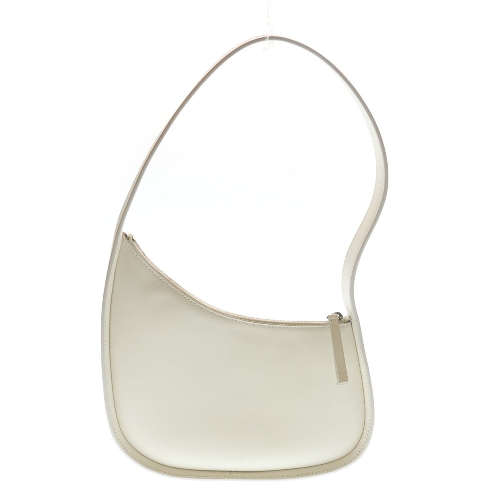 THE ROW(ザロウ) Half Moon Bag ハーフムーン レザーハンドバッグ ホワイト レディース