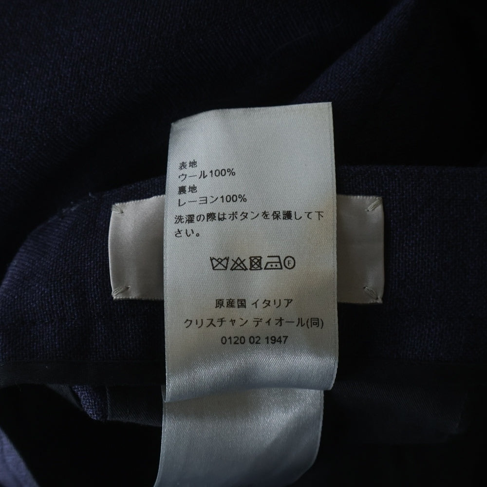 DIOR(ディオール) Wool Pants センタープレス ウールパンツ スラックス ネイビー 113C127A6392