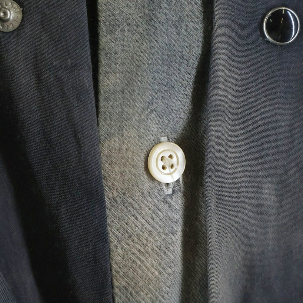 MAISON MIHARAYASUHIRO(メゾンミハラヤスヒロ) 24SS RC TWILL DOUBLE LAYERDE S/S SHIRTS レイヤード 半袖シャツ グレー A12SH071