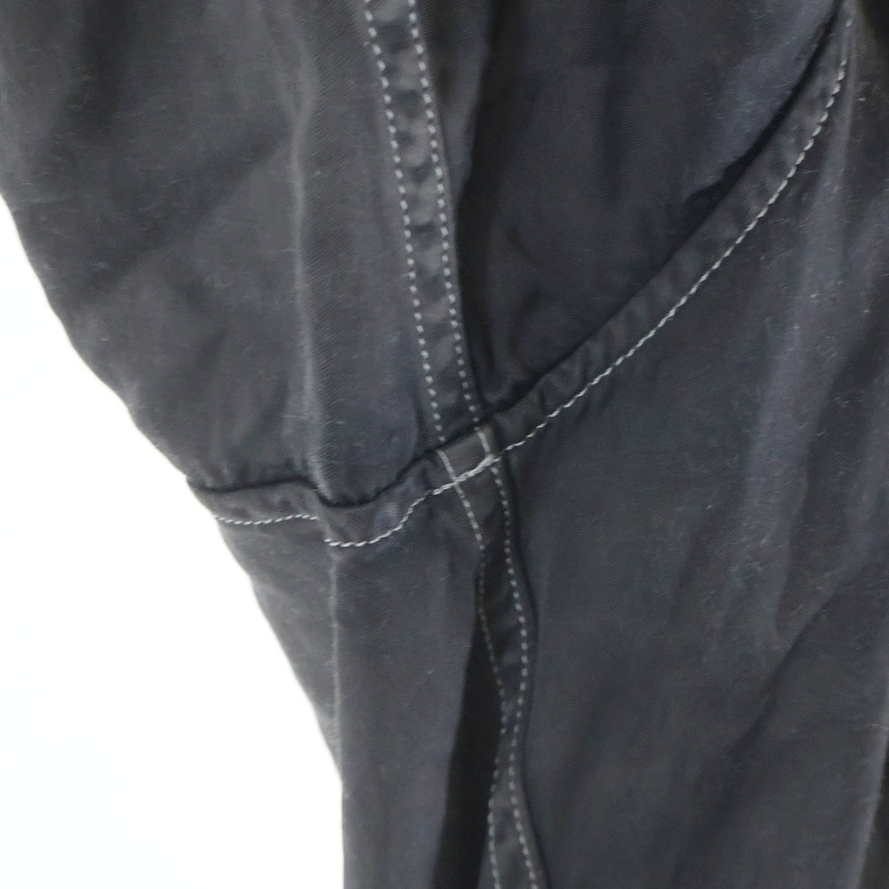 MAISON MIHARAYASUHIRO(メゾンミハラヤスヒロ) 24SS RC TWILL DOUBLE LAYERDE S/S SHIRTS レイヤード 半袖シャツ グレー A12SH071