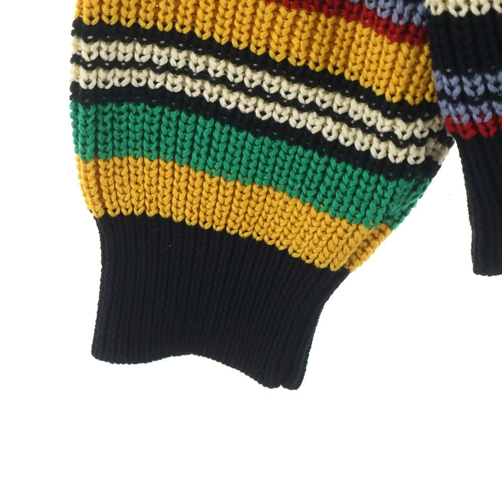 SUPREME(シュプリーム) 23AW Small Box Ribbed Sweater スモールボックスロゴ ボーダーニットセーター マルチ