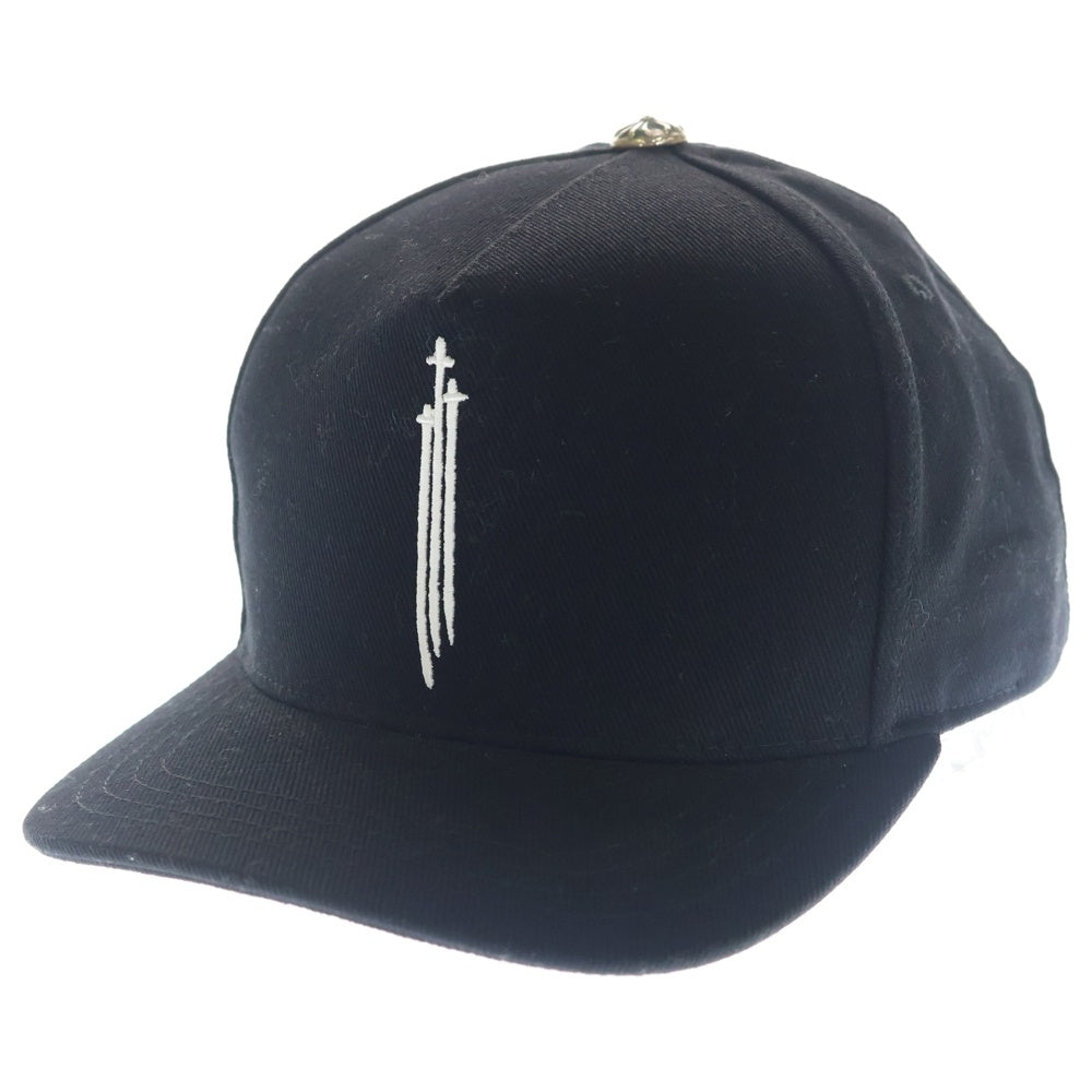 CHROME HEARTS(クロムハーツ) RS3 TRUCKER CAP ロゴ刺繍 クロスボール トラッカーキャップ 帽子 ブラック