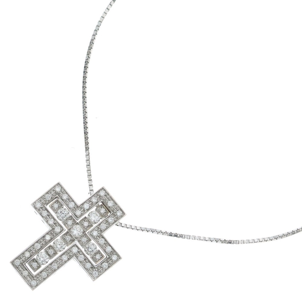 DAMIANI(ダミアーニ) K18WG ベルエポック ダイヤモンド ペンダントトップ ネックレス ホワイトゴールド レディース