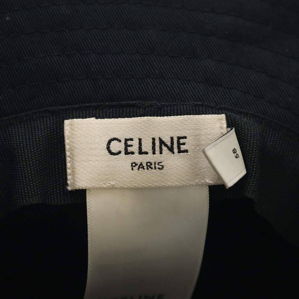 CELINE(セリーヌ) Bucket Hat ロゴプリント バケットハット 帽子 ブラック 2AU5B968P