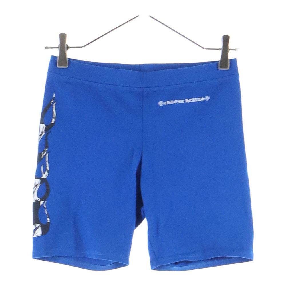 CHROME HEARTS(クロムハーツ) MATTY BOY BIKER SHORTS マッティボーイ バイカーショーツ ハーフパンツ ブルー レディース