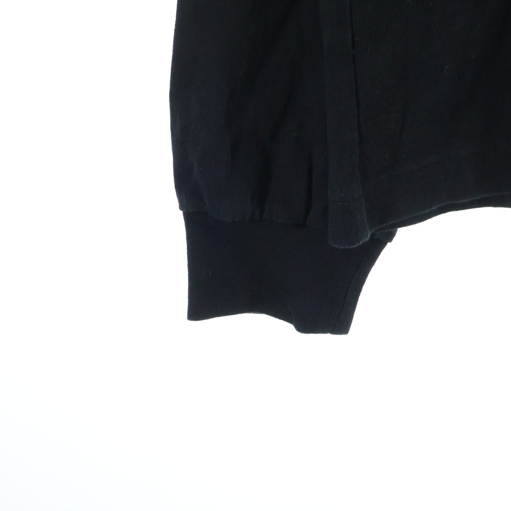 Sacai(サカイ) 21AW KAWS Embroidery L/S T-Shirt カウズ ロゴ刺繍 長袖Tシャツ ロンT ブラック 21-0284S