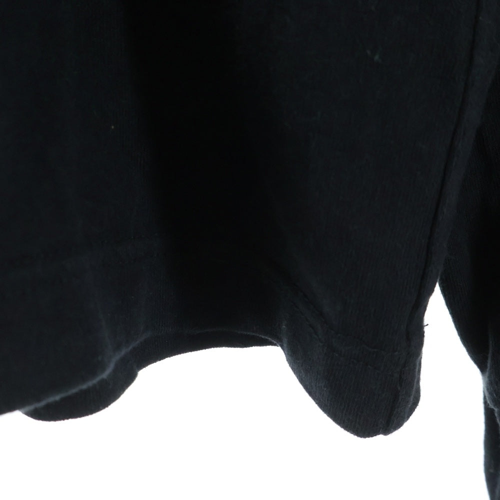 Sacai(サカイ) 21AW KAWS Embroidery L/S T-Shirt カウズ ロゴ刺繍 長袖Tシャツ ロンT ブラック 21-0284S