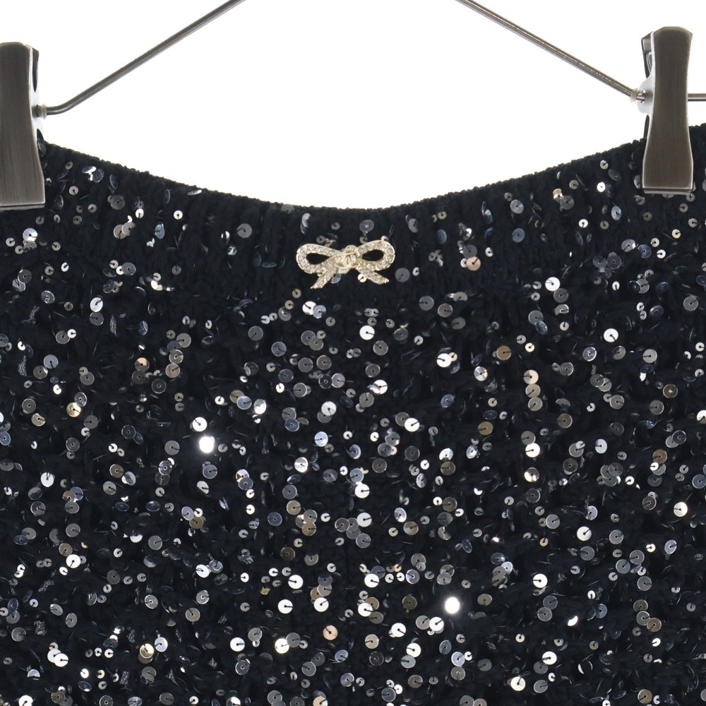 CHANEL(シャネル) スパンコール装飾 ツイード ショートパンツ レディース P7509K10768 ブラック