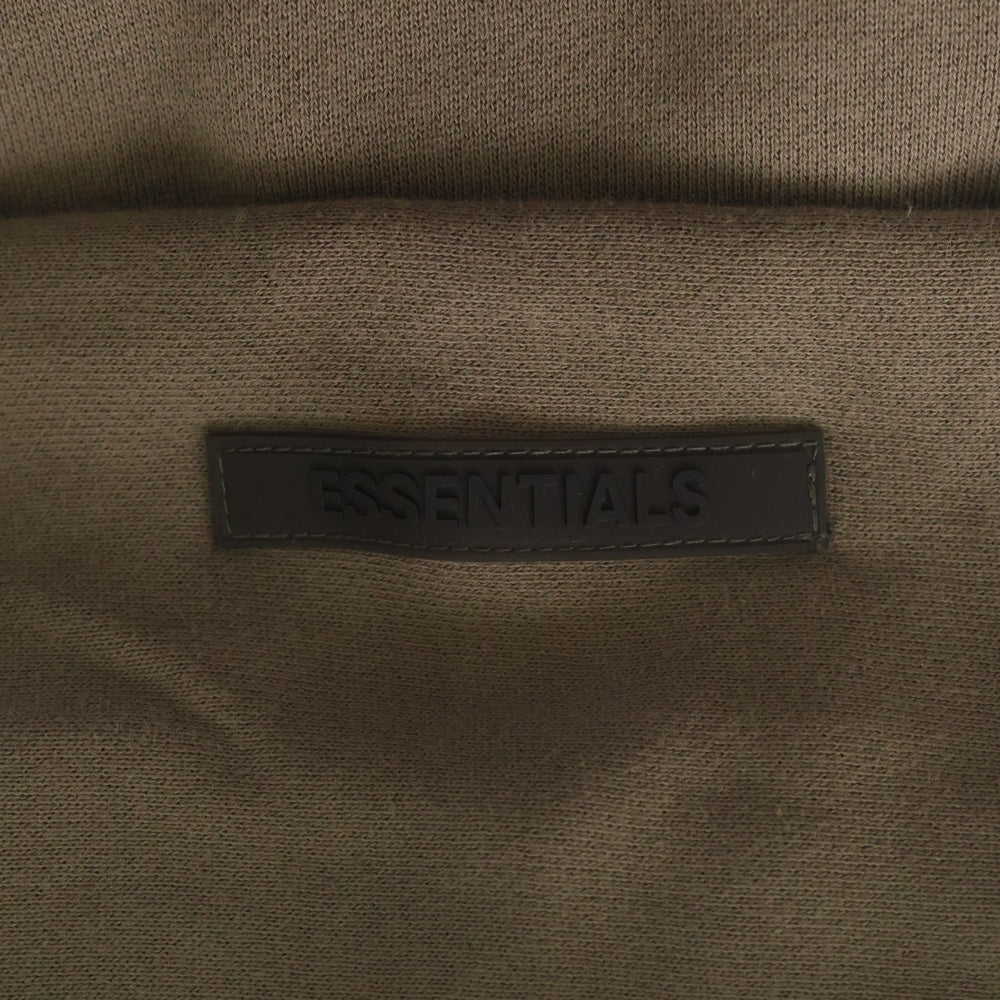 FEAR OF GOD ESSENTIALS(フィアオブゴッド エッセンシャルズ) HOODIE バックラバーロゴ プルオーバースウェットパーカー フーディー グレー