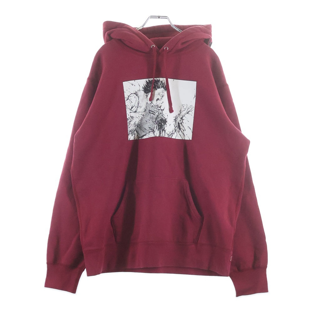 SUPREME(シュプリーム) 17AW AKIRA Arm Hooded Sweatshirt アキラ アーム プルオーバースウェットパーカー フーディー バーガンディー