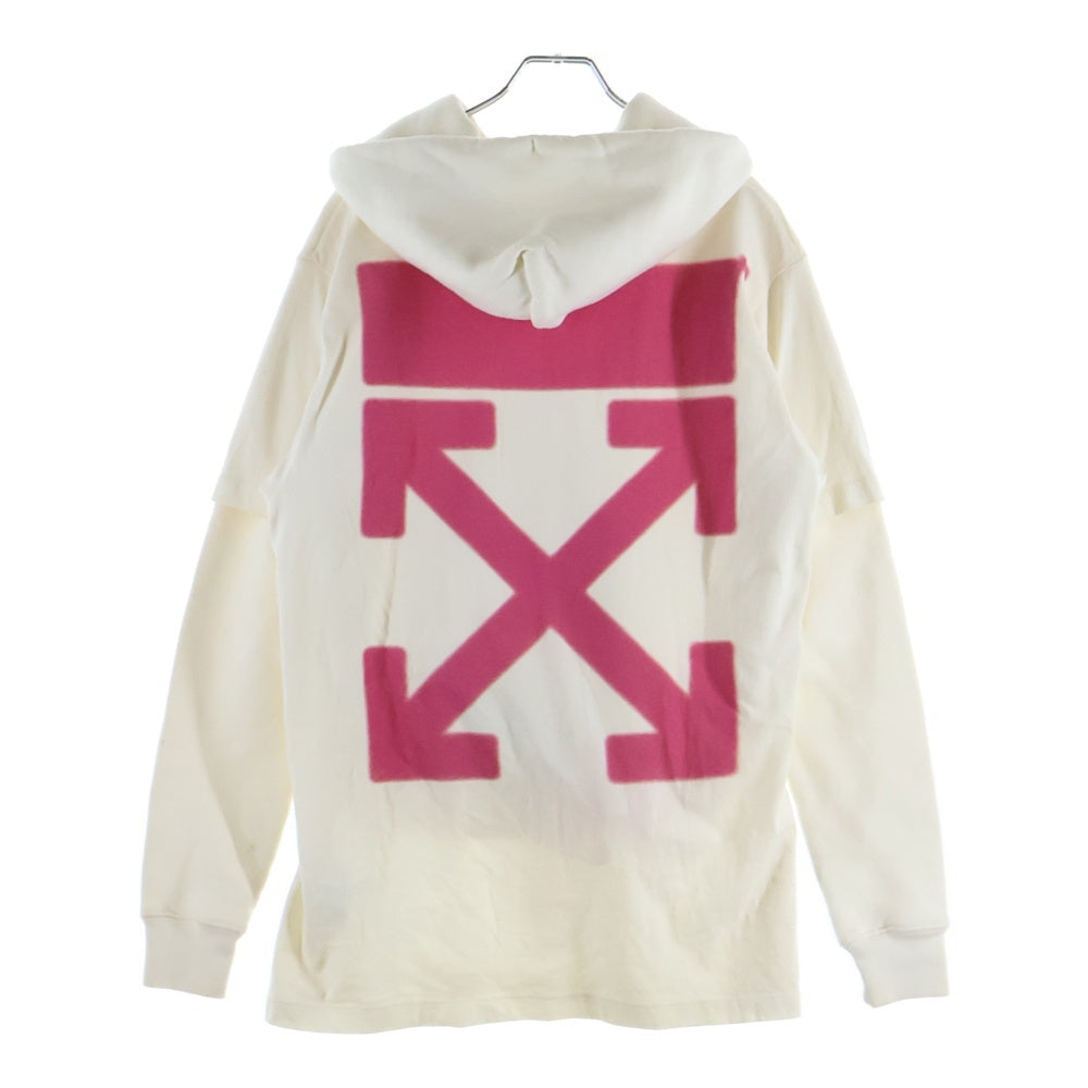 OFF-WHITE(オフホワイト) 18AW Hooded Sweatshirt レイヤードプル