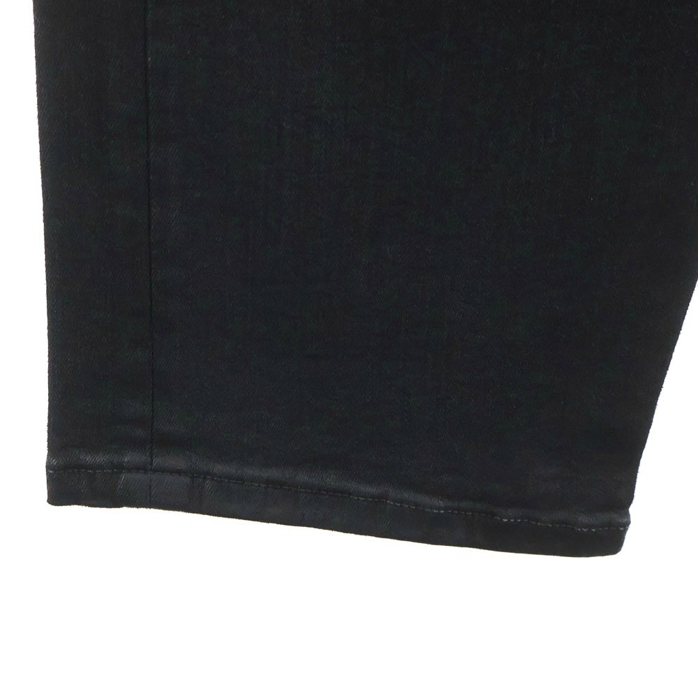 DRKSHDW(ダークシャドウ) 17AW Astire Cropped Cut コーティングデニムパンツ ブラック DU17F2357-SBKM