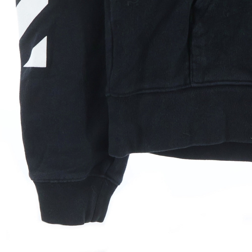 OFF-WHITE(オフホワイト) 14SS Caravaggio Hoodie カラヴァッジョ プルオーバースウェットパーカー フーディー ブラック