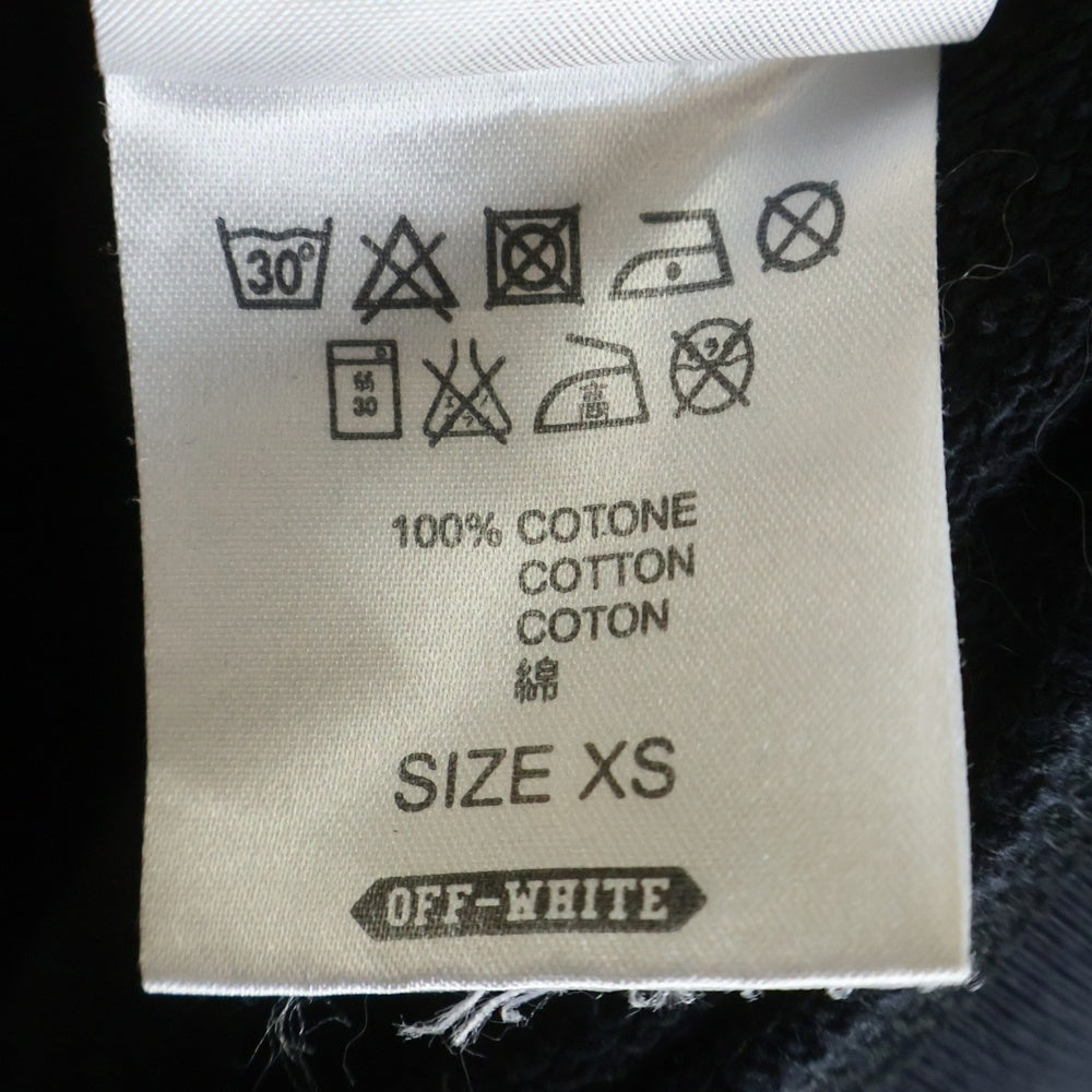 OFF-WHITE(オフホワイト) 14SS Caravaggio Hoodie カラヴァッジョ プルオーバースウェットパーカー フーディー ブラック