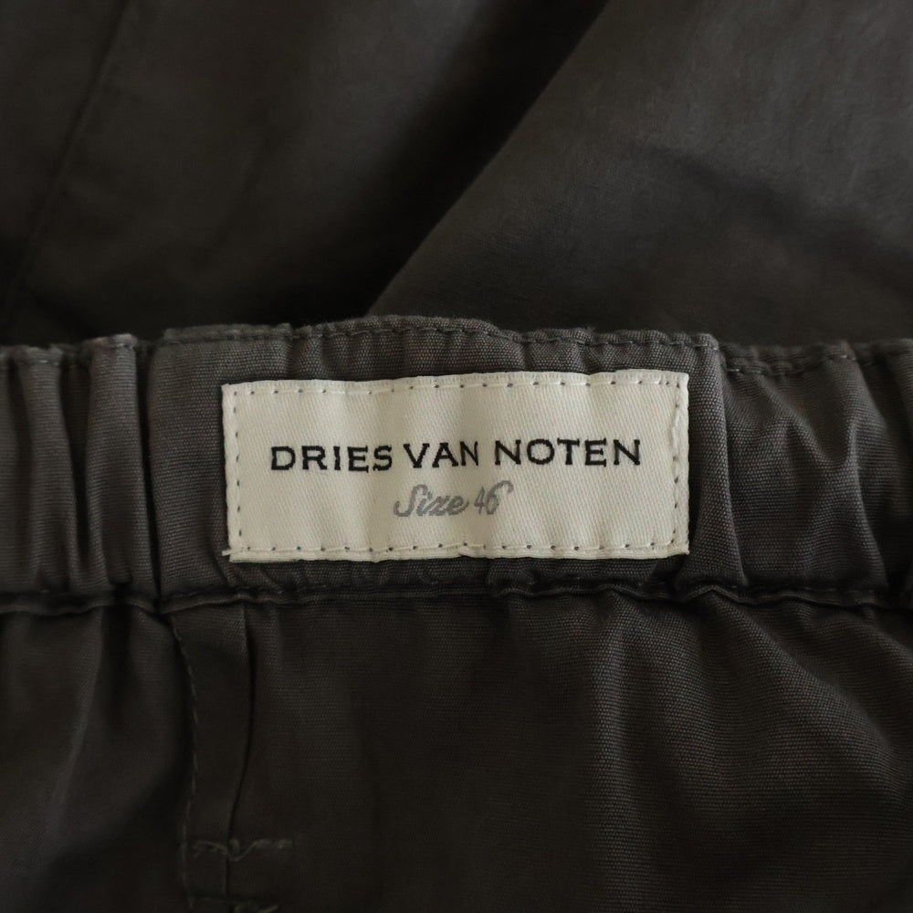DRIES VAN NOTEN(ドリスヴァンノッテン) Cotton Pants コットンパンツ グレー