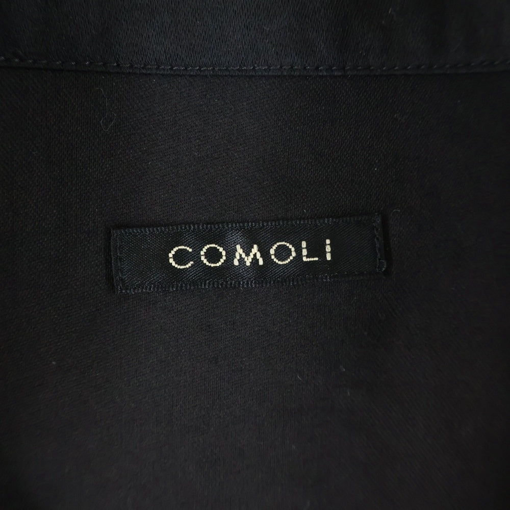 COMOLI(コモリ) 25SS コットンウエスタンシャツ ブラック D01-02002