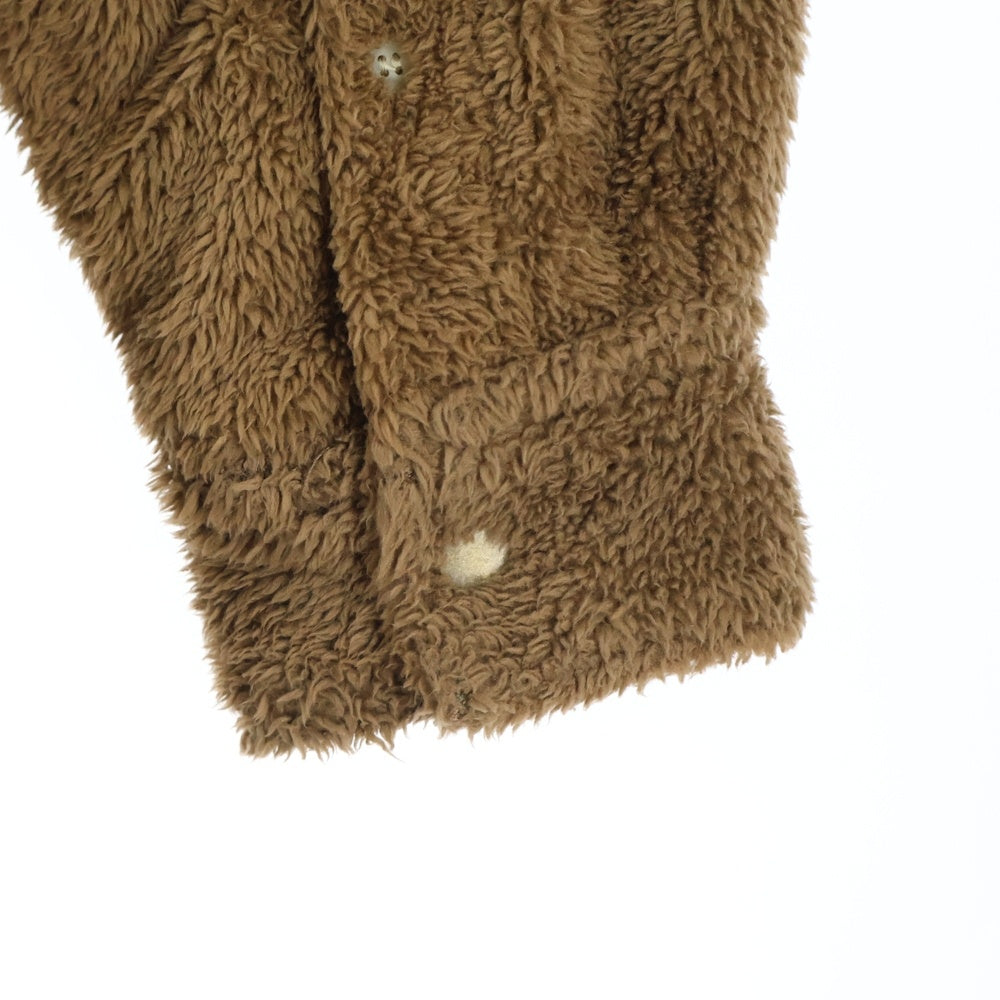 Acne Studios(アクネ ストゥディオズ) Otito Soft Teddy Jacket B90656 テディ フーリース ボアジャケット ブラウン