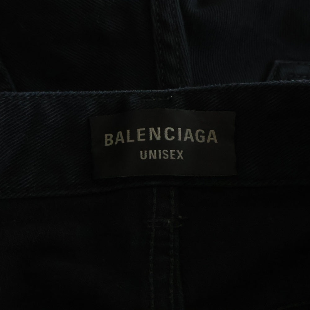 BALENCIAGA(バレンシアガ) 23SS Bootcut Pants ブーツカット デニムパンツ ブラック 751089 TNW11