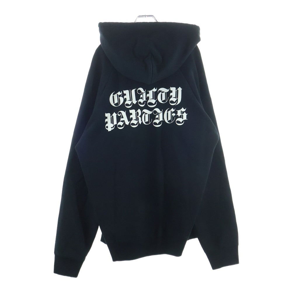 WACKO MARIA(ワコマリア) WASHED HEAVY WEIGHT PULLOVER HOODED SWEAT SHIRT ヘビーオンス プルオーバースウェットパーカー フーディー ブラック