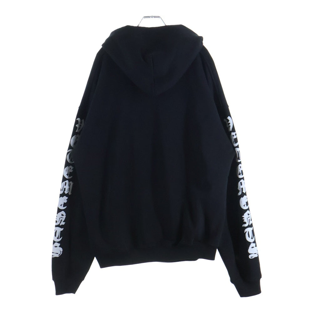 VETEMENTS(ヴェトモン) 21SS ANARCHY GOTHIC HOODIE UE51TR650B アナーキーゴシックフーディ プルオーバーパーカー ブラック
