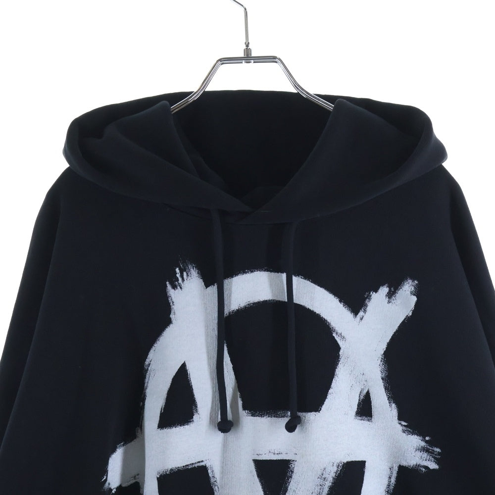 VETEMENTS(ヴェトモン) 21SS ANARCHY GOTHIC HOODIE UE51TR650B アナーキーゴシックフーディ プルオーバーパーカー ブラック