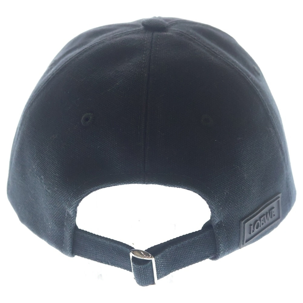 LOEWE(ロエベ) Cap アナグラムロゴパッチ キャップ 帽子 ブラック K820AA2X01 レディース