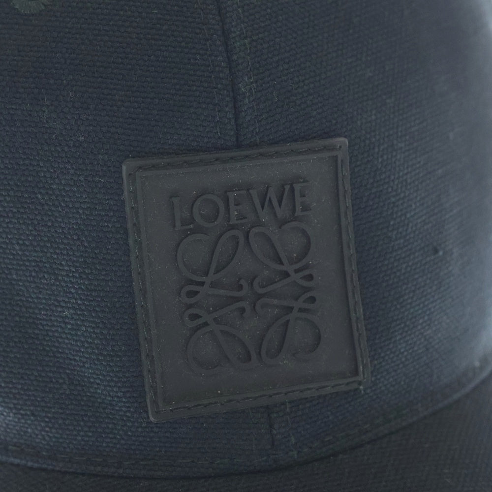 LOEWE(ロエベ) Cap アナグラムロゴパッチ キャップ 帽子 ブラック K820AA2X01 レディース