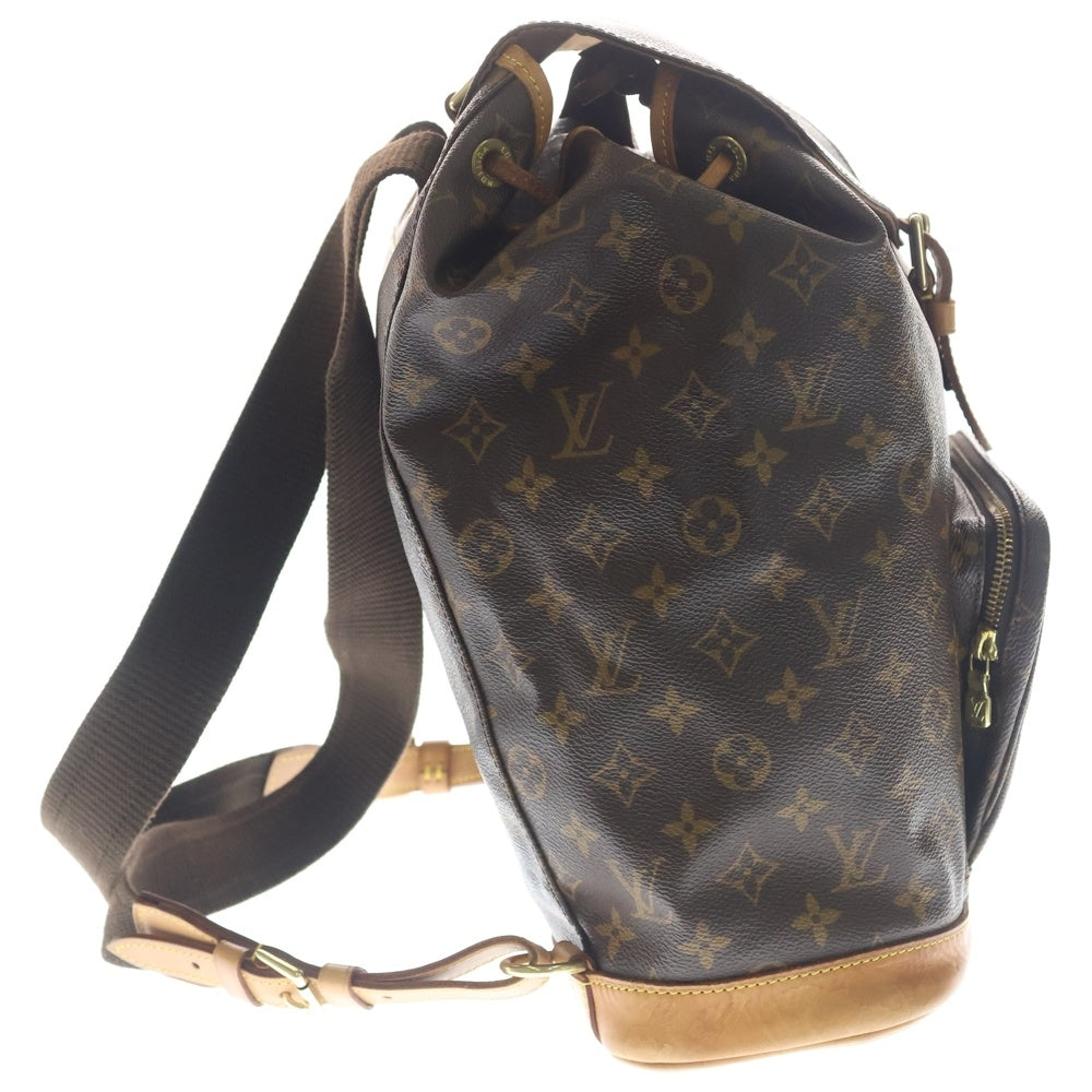 LOUIS VUITTON(ルイヴィトン) モンスリGM モノグラム レザーバックパック リュックサック ブラウン M51135 レディース