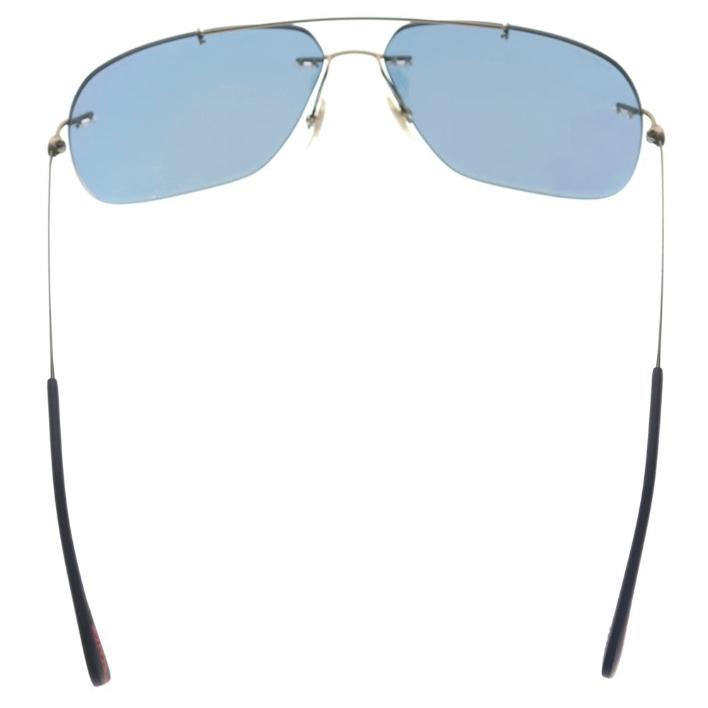 PRADA(プラダ) ティアドロップ アビエイターサングラス 眼鏡 アイウェア シルバー ROU-2D2